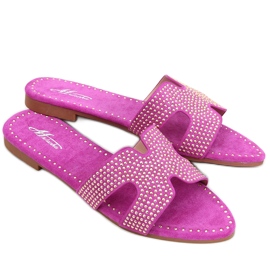 Pantoufles Q-88 Fushia, femmes rose