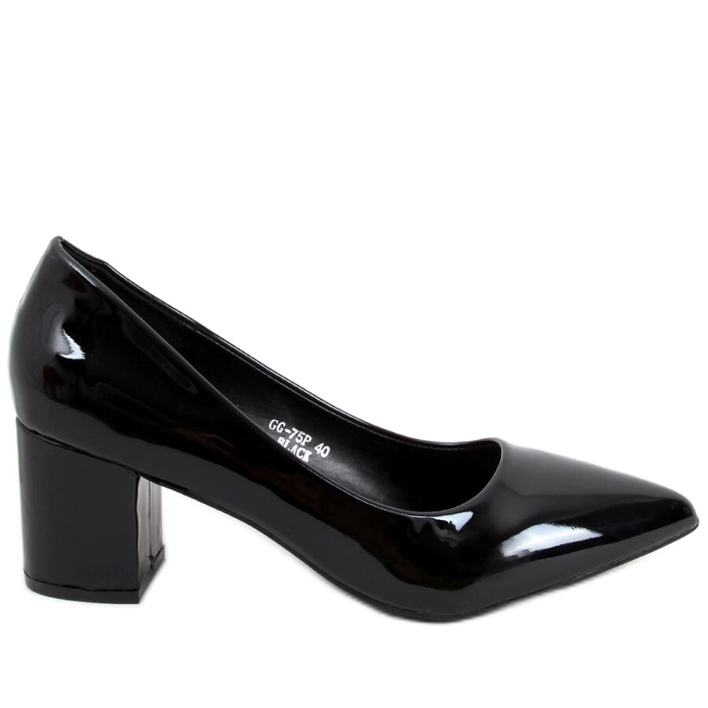 Escarpins petit talon Zelia Noir le noir