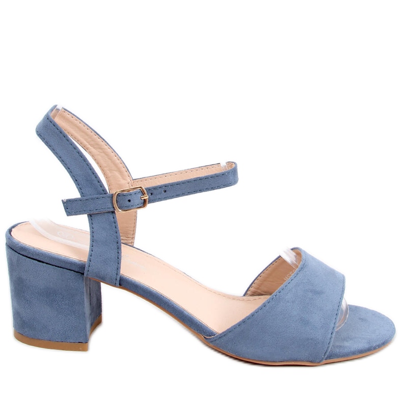 Jolina Sandales à talons bleus