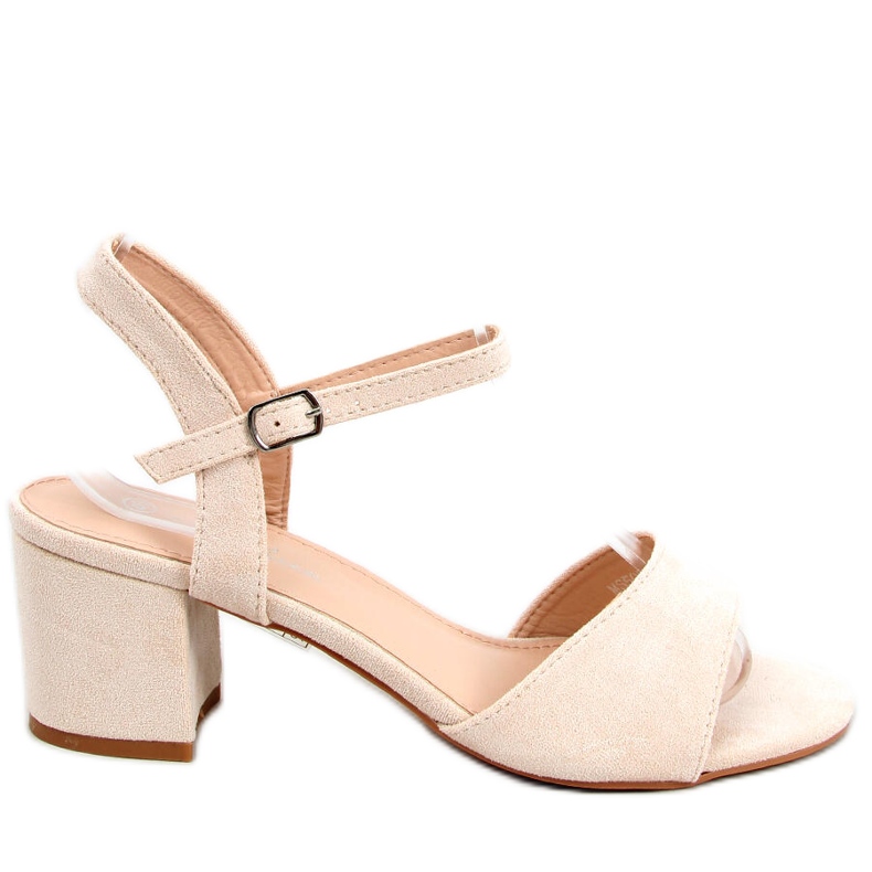 Jolina Sandales à talons beiges