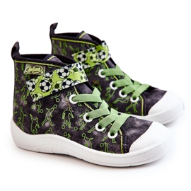BEFADO S.A. Baskets Hautes Enfant Football Befado 268X070 Gris-Vert BEFADO S.A. Baskets Hautes Enfant Football Befado 268X070 Gris-Vert