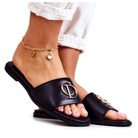 Chaussons Femme Cuir Nicole 2735 Noir le noir Chaussons Femme Cuir Nicole 2735 Noir le noir