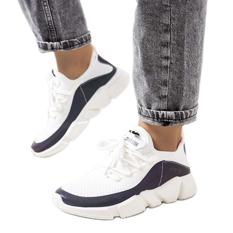 Baskets blanches Big Star FF274A052