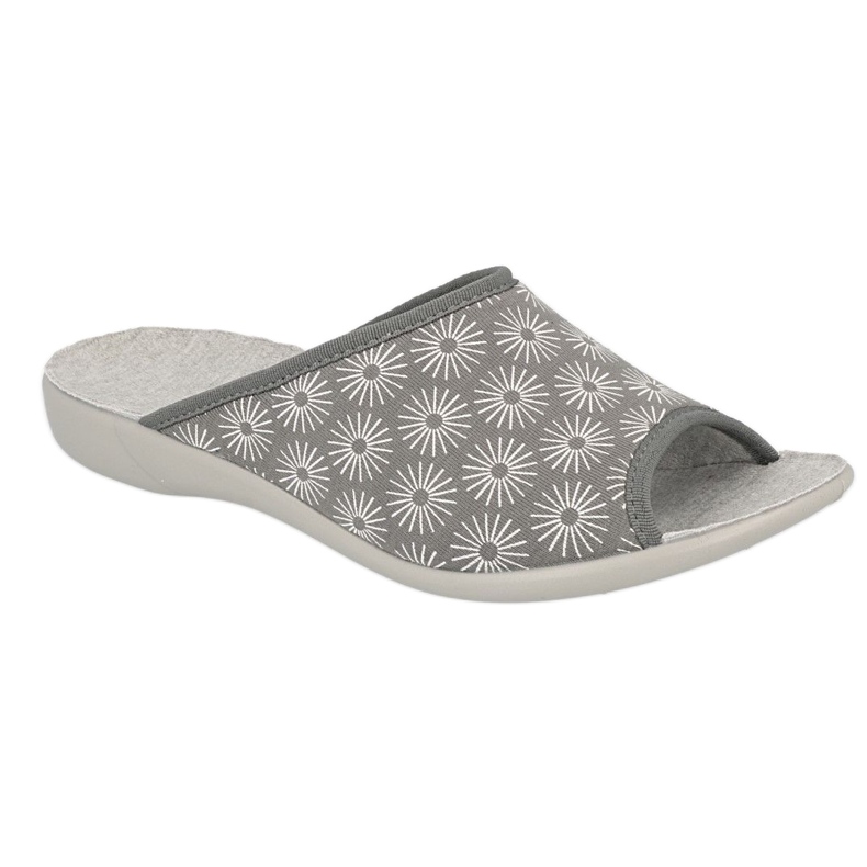 Befado Béfado Women's Slippers Pu 254d140 Gray en étoiles gris