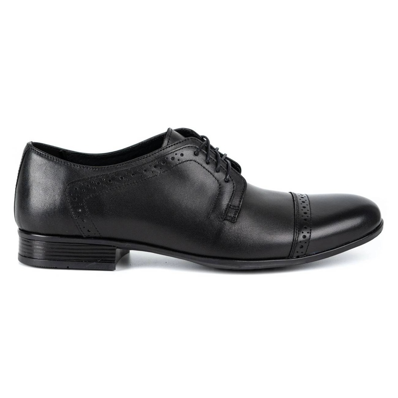 Olivier Chaussures habillées en cuir pour hommes A34 Kb noir le noir