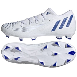 Chaussures de football Adidas Predator Edge.3 L Fg M GW2279 blanc blanc