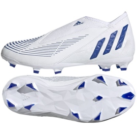 Adidas Predator Edge.3 Ll Fg Jr GX5208 chaussures de football blanc blanc