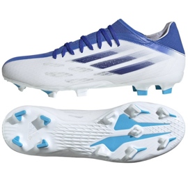 Adidas X Speedflow.3 Fg M GW7480 chaussures de football multicolore blanc