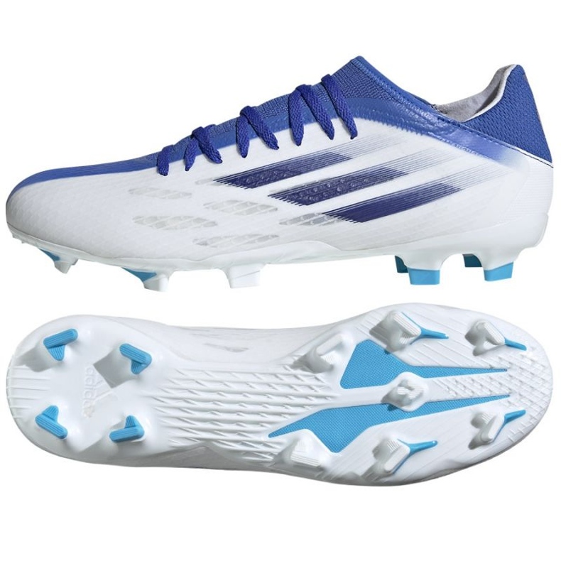 Adidas X Speedflow.3 Fg M GW7480 chaussures de football multicolore blanche