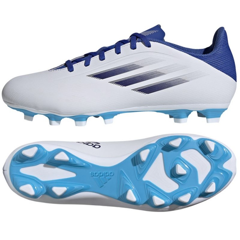 Chaussures de foot Adidas X Speedflow.4 FxG M GW7515 blanche blanche Chaussures de foot Adidas X Speedflow.4 FxG M GW7515 blanche blanche