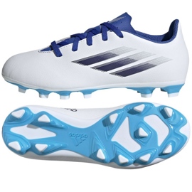 Chaussures de foot Adidas X Speedflow.4 FxG Jr GW7519 multicolore blanche