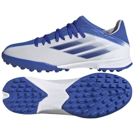 Chaussures de football Adidas X Speedflow.3 Tf Jr GW7514 multicolore blanche