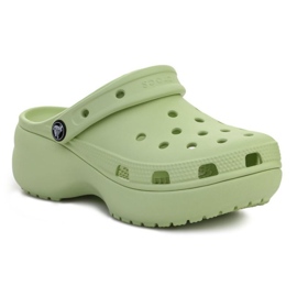 Crocs Classic Platform Sabot Femme 206750-335 vert Crocs Classic Platform Sabot Femme 206750-335 vert