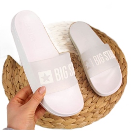 Chaussons de piscine Big Star W FF274A199 blancs incolore blanche Chaussons de piscine Big Star W FF274A199 blancs incolore blanche