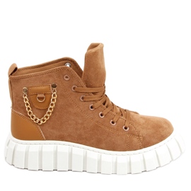 Baskets montantes Iggy Kaki brun Baskets montantes Iggy Kaki brun