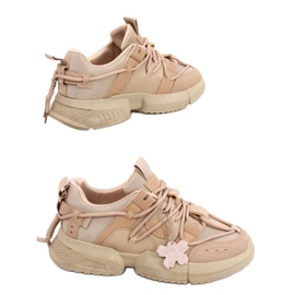 Baskets Zeny Kaki beige