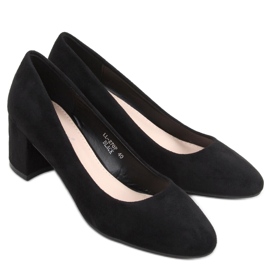 Escarpins à talons bas Phoebe Noir le noir