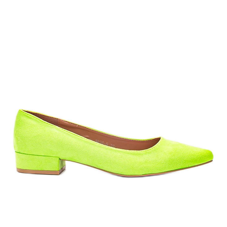 Escarpin clearance vert fluo