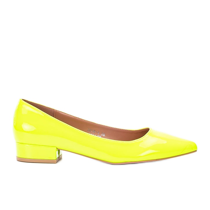 Escarpins Timms jaune fluo