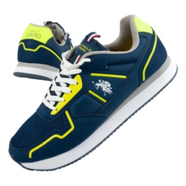 U.S. Polo Baskets US Polo ASSN. MNOBIL004-BLU006 bleu marine vert