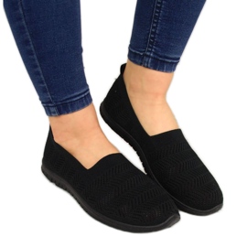 Baskets noires ajourées à enfiler Filippo W PAW219A le noir