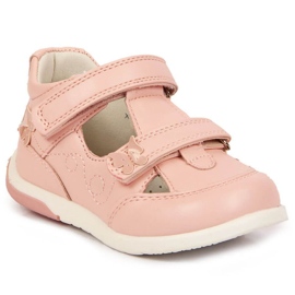 Chaussures velcro ajourées American Club Jr AM892B rose Chaussures velcro ajourées American Club Jr AM892B rose