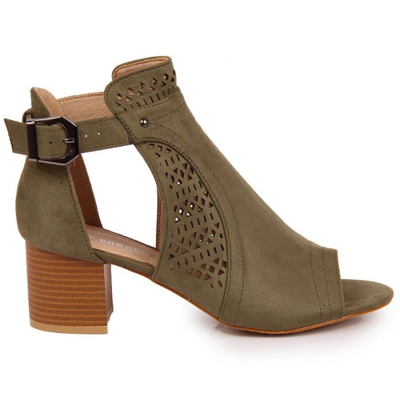 Sandales ajourées T.Sokolski W SCA159B kaki