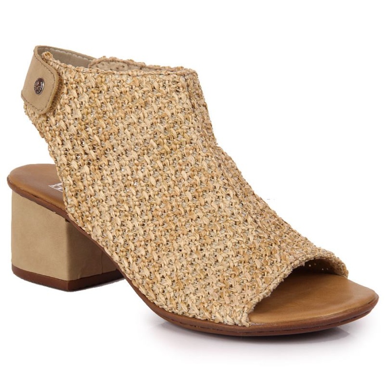 Sandales fermées Rieker M RKR538 beige multicolore