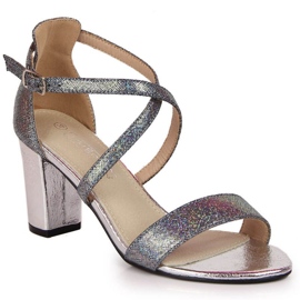 Sandales sur le poteau Filippo W PAW355A argent