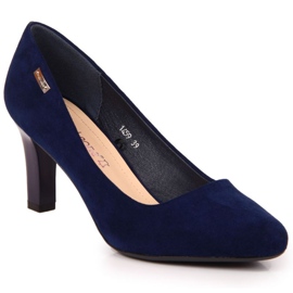 Escarpins sur le poteau en daim Sergio Leone W SK39Y bleu marine