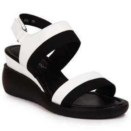 Sandales compensées Sergio Leone W SK377B blanc