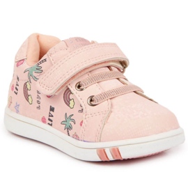 Chaussures de sport velcro American Club Jr AM883A rose Chaussures de sport velcro American Club Jr AM883A rose