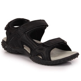 Sandales velcro American Club W AM887A noir