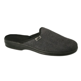 Befado chaussures pour hommes pu 089M416 noir gris