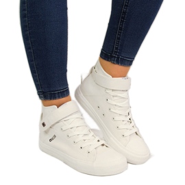Baskets blanches à scratch Big Star V274541SS20