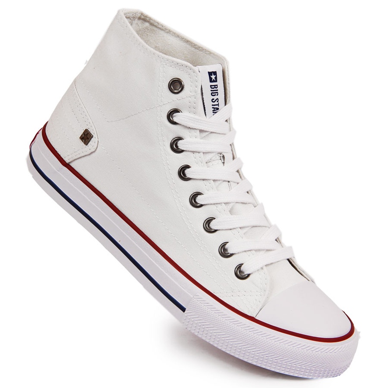 Baskets montantes blanches Big Star DD274332