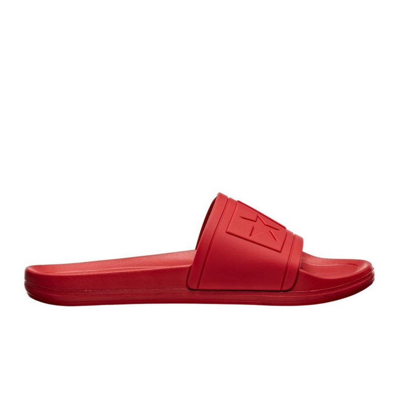 Chaussons de plage homme en caoutchouc rouge Big Star DD174689