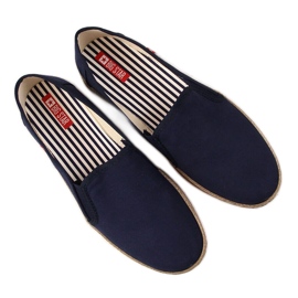 Espadrilles femme sans lacets bleu marine Big Star FF276036 Espadrilles femme sans lacets bleu marine Big Star FF276036