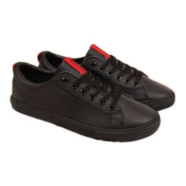 Low-top eco cuir noir Big Star DD274687