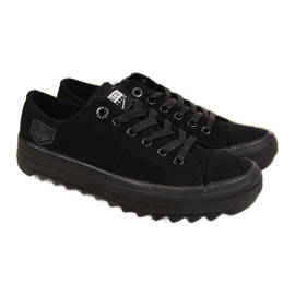 Baskets basses en textile noir Big Star FF274248