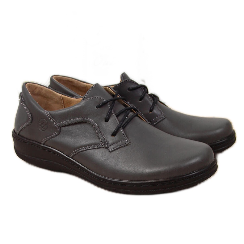 Chaussures en cuir pour femme Helios 715 Gris