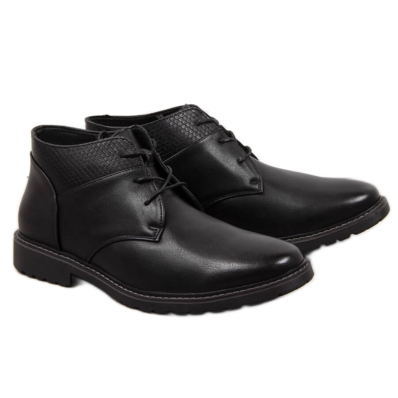 Chaussures décontractées isolées noires Nowacki pour hommes le noir Chaussures décontractées isolées noires Nowacki pour hommes le noir