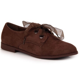 Chaussures en daim marron femme Laura La.Fi brun