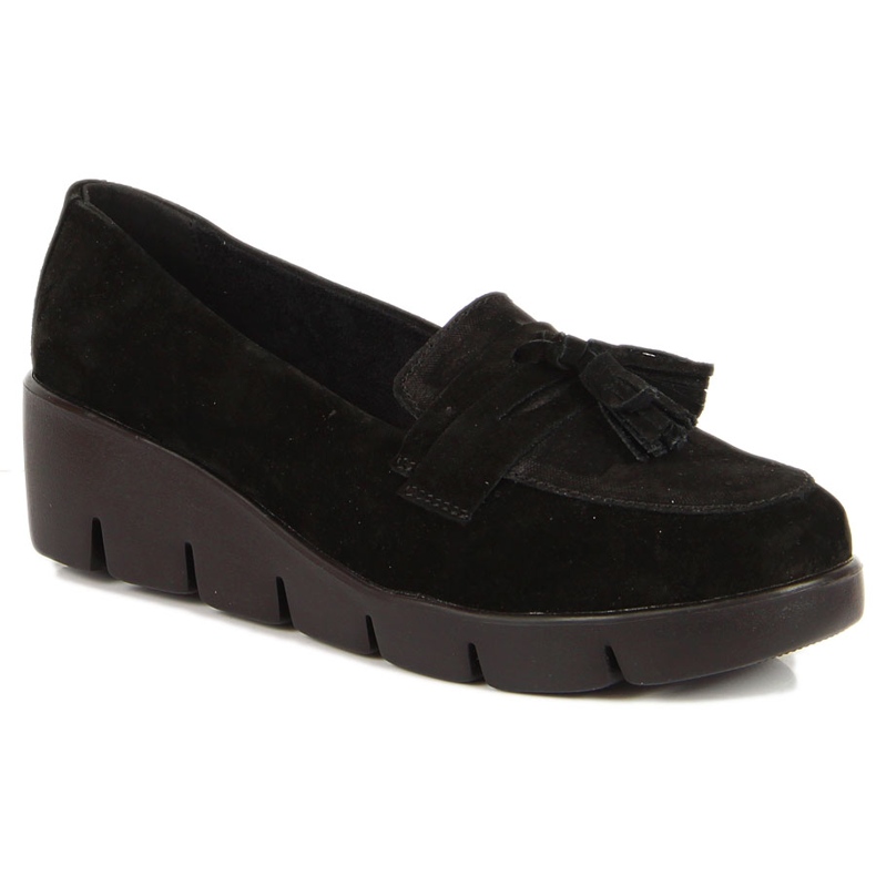 Mocassins femme en cuir Filippo noir le noir