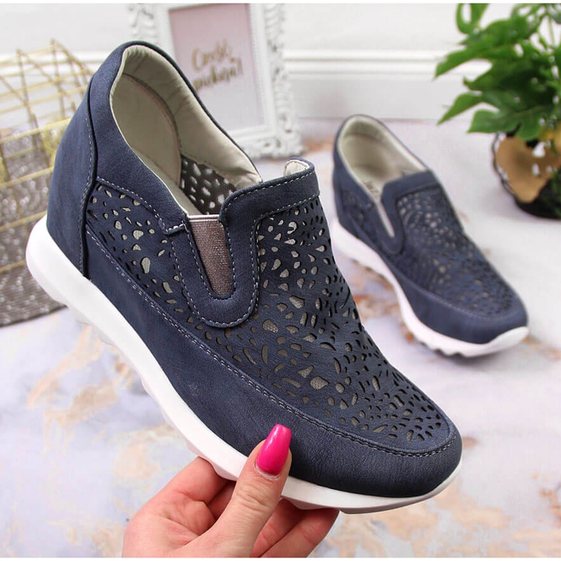 Chaussures de sport pour femme sur un coin bleu Jezzi