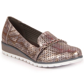 Chaussures femme ajourées avec chaîne Lavande Jezzi violet multicolore