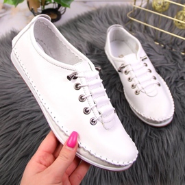 Slip-on femme en cuir Artiker blanc Slip-on femme en cuir Artiker blanc