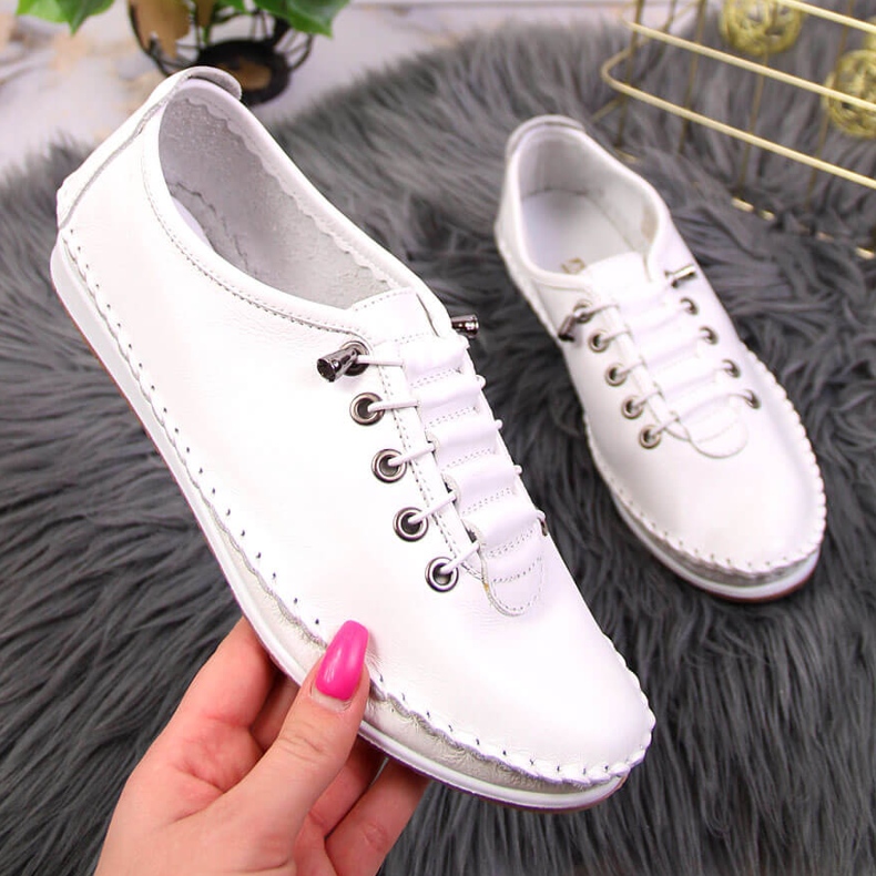 Slip-on femme en cuir Artiker blanc Slip-on femme en cuir Artiker blanc