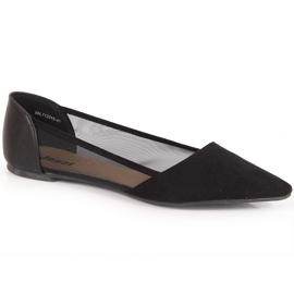 Ballerinas pour femmes Black Spitz Evento 8BL71-2015 noir