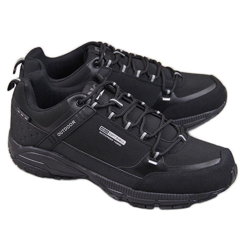Chaussures de sport de trekking imperméables noires pour hommes DK le noir Chaussures de sport de trekking imperméables noires pour hommes DK le noir